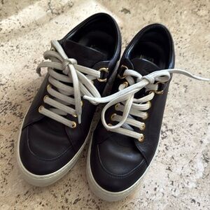 Salvatore Ferragamo leather sneakers size 6,5
